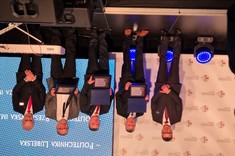 Przedstawiciele wyróżnionych uczelni technicznych oraz władz RCEZ w Biłgoraju